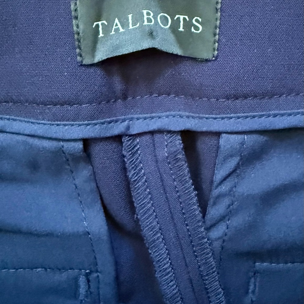 Talbots Providence Pant Navy Women’s Size 8 Corpcore Classic Office - Picture 4 of 7